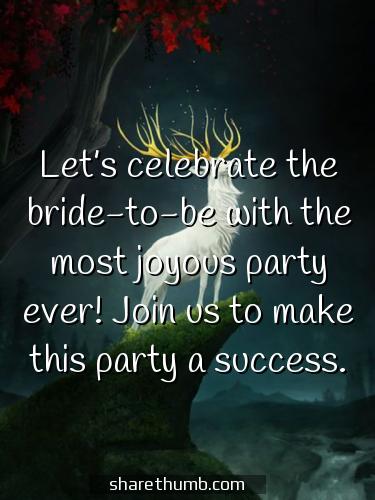 invitation message birthday party